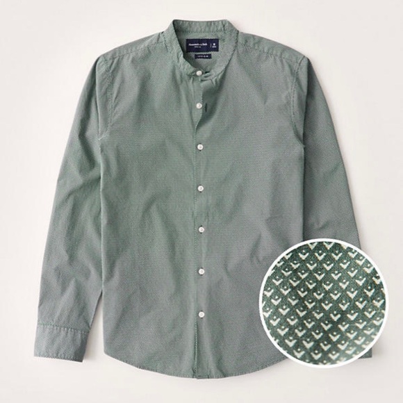Abercrombie Super Slim Banded Collar 